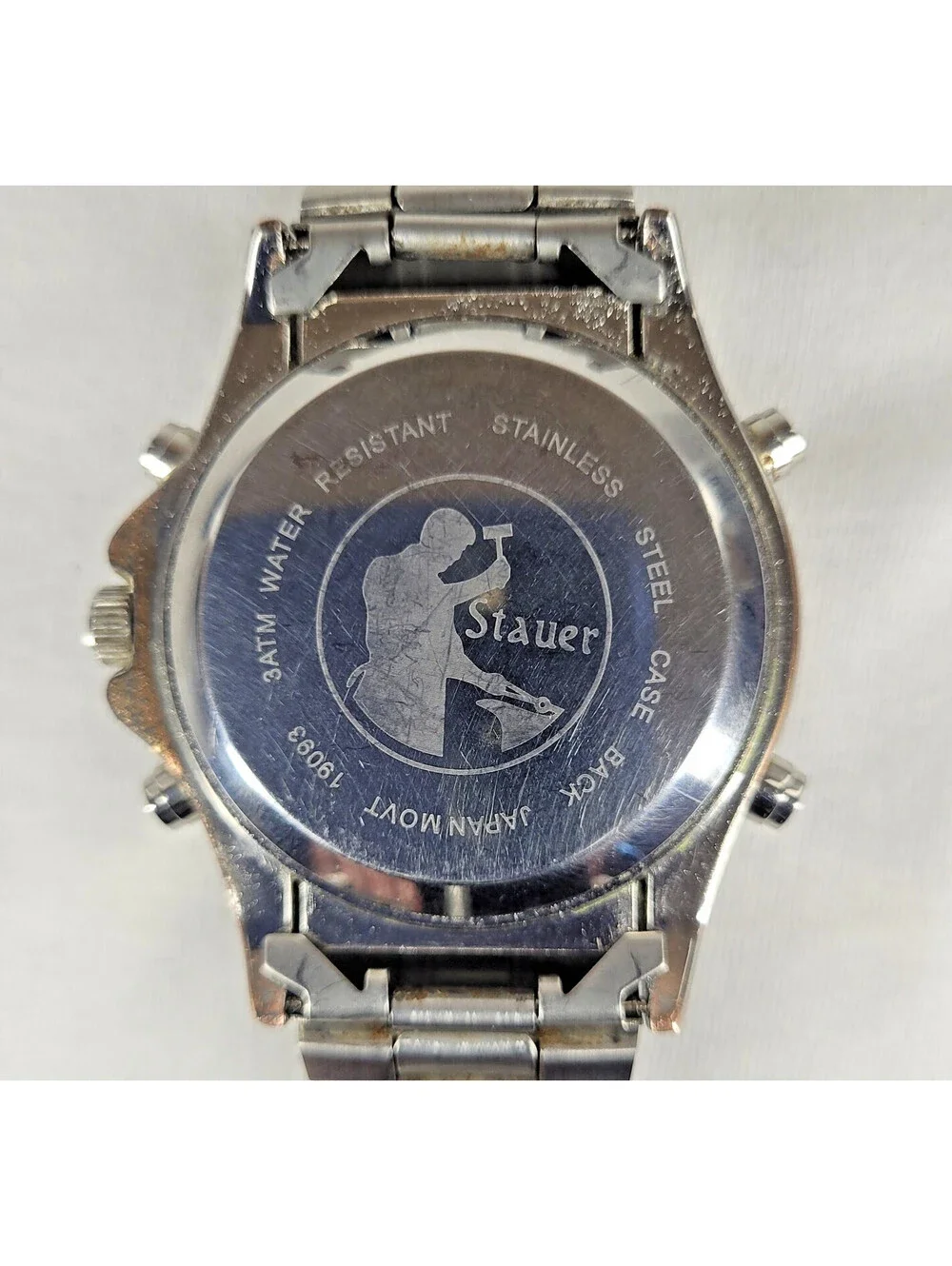 Stauer 19093 Compendium Hybrid Watch Mens 47mm Analog Digital Chronograph